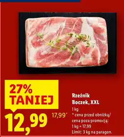 Lidl Boczek XXL Rzeźnik oferta