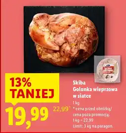 Lidl Golonka wieprzowa w siatce Rzeźnik oferta