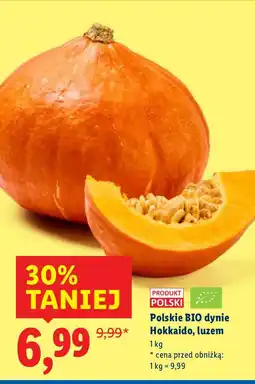 Lidl Dynia BIO Hokkaido polska Lidl oferta
