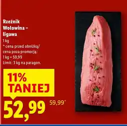 Lidl Wołowina ligawa Rzeźnik oferta