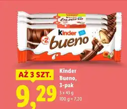 Lidl Batonik Kinder Bueno oferta