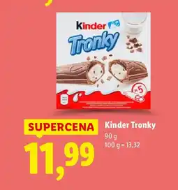 Lidl Wafelki Kinder Tronky oferta