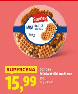 Lidl Miniwafle maślane Sondey oferta