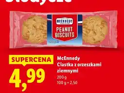 Lidl Ciastka z orzeszkami ziemnymi McEnnedy oferta