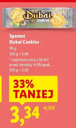 Lidl Ciastka Dubai Cookies Spomet oferta