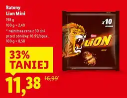 Lidl Batoniki Lion Mini oferta