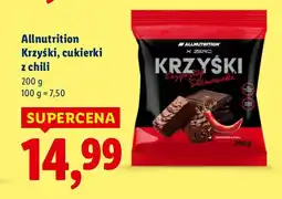 Lidl Krzyśki, cukierki z chili Allnutrition oferta