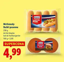 Lidl Bułki pszenne do hot dogów McEnnedy oferta