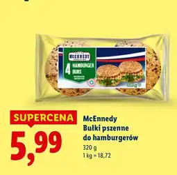 Lidl Bułki pszenne do hamburgerów McEnnedy oferta