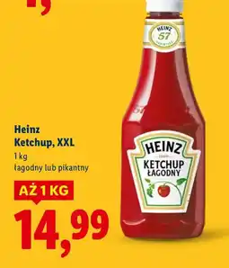 Lidl Ketchup XXL Heinz łagodny lub pikantny oferta