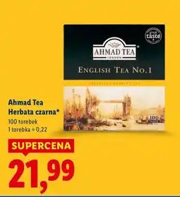 Lidl Herbata czarna Ahmad Tea English No.1 oferta