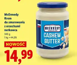 Lidl Krem z orzechów nerkowca McEnnedy oferta