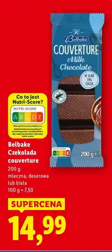 Lidl Czekolada couverture Belbake oferta