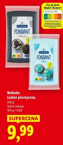 Lidl Lukier plastyczny Belbake oferta