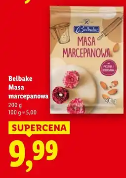 Lidl Masa marcepanowa Belbake oferta