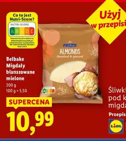 Lidl Migdały blanszowane mielone Belbake oferta