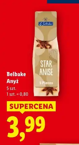 Lidl Anyż Belbake Star Anise oferta