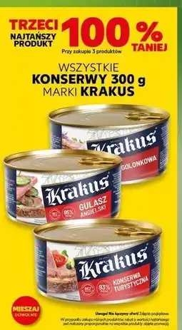 Kaufland Konserwa turystyczna Krakus Animex oferta