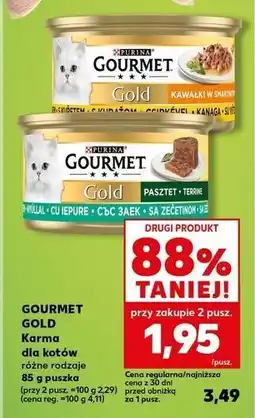 Kaufland Karma dla kota kurczak Purina Gourmet Gold oferta
