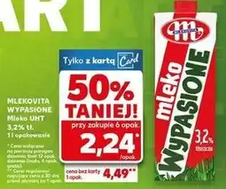 Kaufland Mleko 3.2% Mlekovita Wypasione oferta