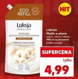 Kaufland Mydło w płynie cotton milk & provitamin b5 Luksja Creamy Soft oferta
