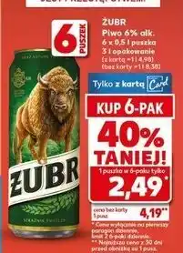 Kaufland Piwo Żubr 1768 oferta