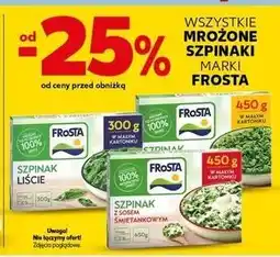 Kaufland Szpinak siekany bez przypraw Frosta oferta