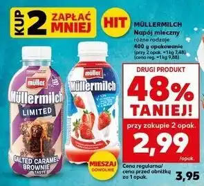 Kaufland Napój mleczny truskawkowy Mullermilch oferta