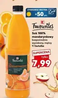 Kaufland Sok mandarynkowy K-Classic Favourites oferta