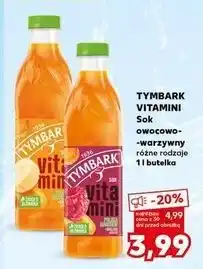 Kaufland Sok malina-marchew-jabłko Tymbark Vitamini oferta