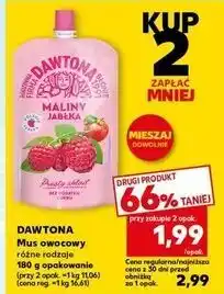 Kaufland Mus maliny jabłka Dawtona oferta