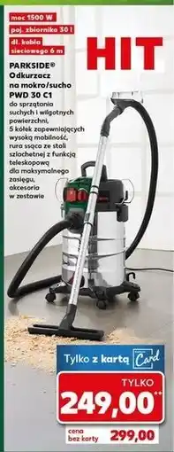 Kaufland Odkurzacz do pracy na mokro i sucho Parkside oferta