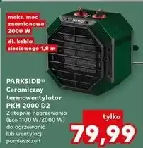 Kaufland Termowentylator ceramiczny 2000 w Parkside oferta
