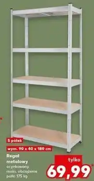Kaufland Regał metalowy gamel 90 x 40 180 cm oferta