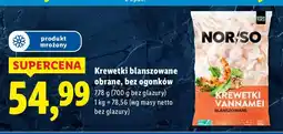 Lidl Krewetki Nor'So blanszowane obrane bez ogonków oferta