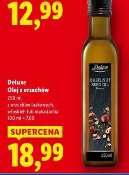Lidl Olej Deluxe z orzechów laskowych, włoskich lub makadamia oferta