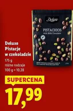 Lidl Pistacje Deluxe w czekoladzie oferta