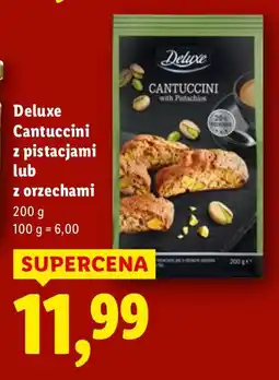 Lidl Cantuccini Deluxe z pistacjami lub z orzechami oferta