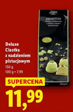 Lidl Ciastka Deluxe z nadzieniem pistacjowym oferta