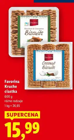Lidl Kruche ciastka Favorina oferta
