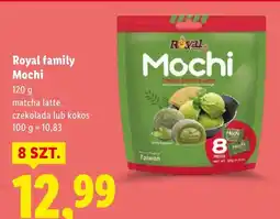 Lidl Mochi Royal Family matcha latte, czekolada lub kokos oferta