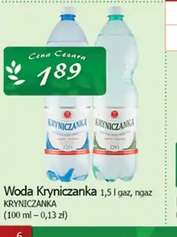 Cezar Delikatesy Woda Kryniczanka oferta