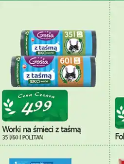 Cezar Delikatesy Worki na śmieci z taśmą oferta