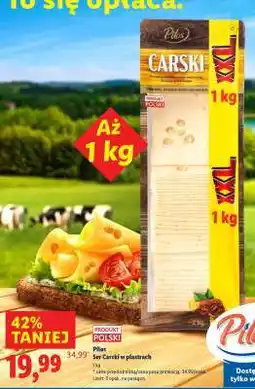 Lidl PILOS Ser Carski w plastrach oferta