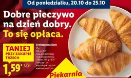 Lidl Croissant maślany oferta