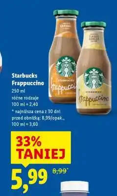 Lidl STARBUCKS Frappuccino oferta