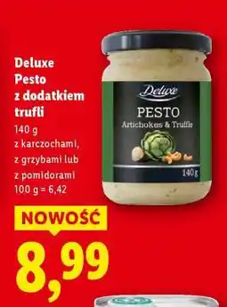 Lidl DELUXE Pesto z dodatkiem trufli oferta