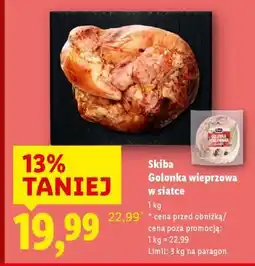 Lidl Skiba Golonka wieprzowa w siatce oferta