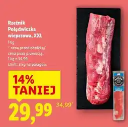 Lidl Rzeźnik Polędwiczka wieprzowa, XXL oferta