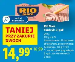 Lidl RIO MARE Tuńczyk, 3-pak oferta
